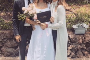 Olivia Jade with Mom & Dad on Graduation from High School