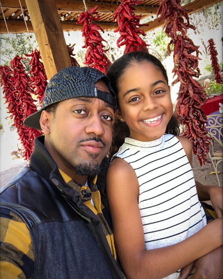 Jaleel White Takes His Daughter to Walt Disney Studios See Photos