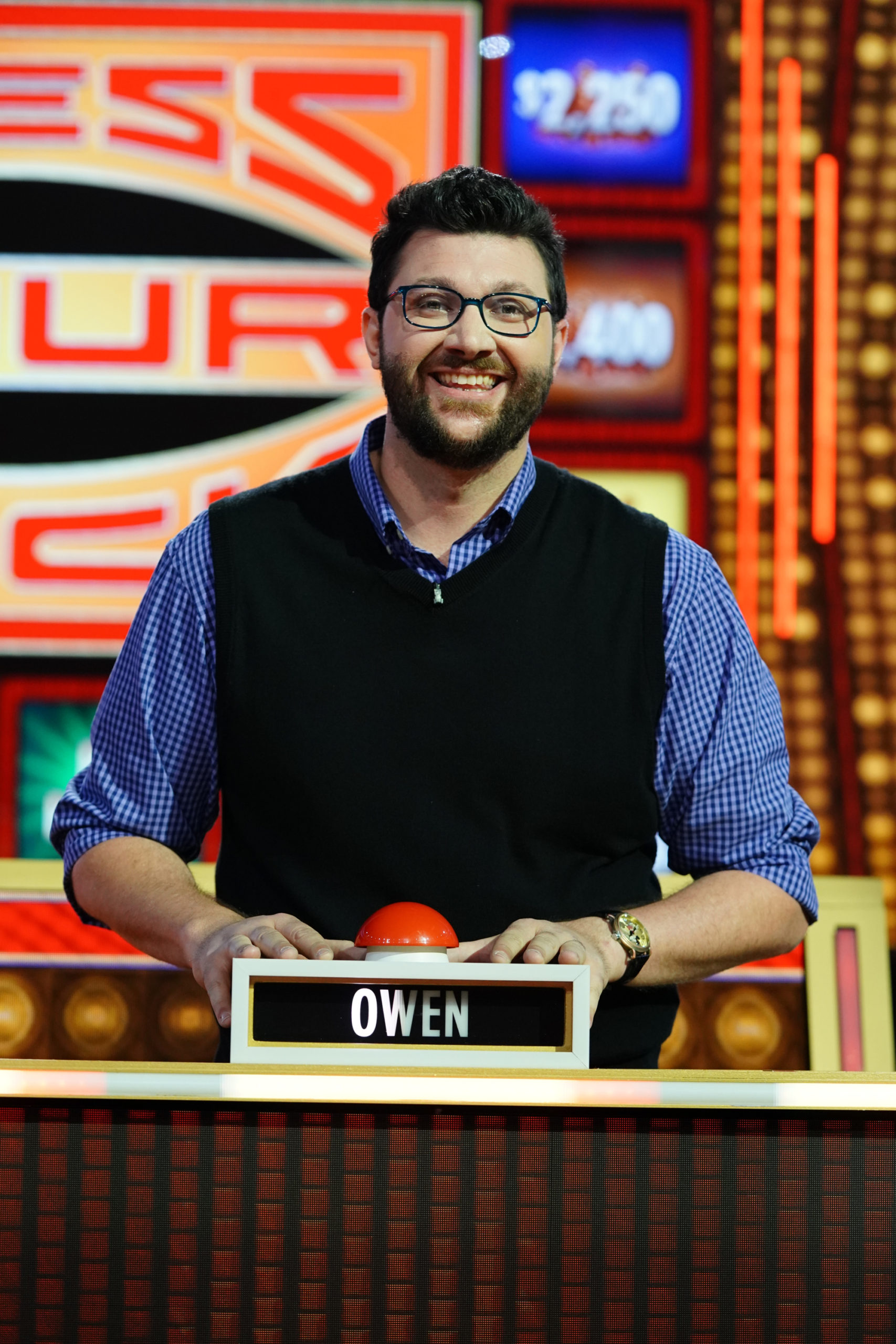 Meet the Contestants on 'Press Your Luck' Owen, Melissa & Terrell