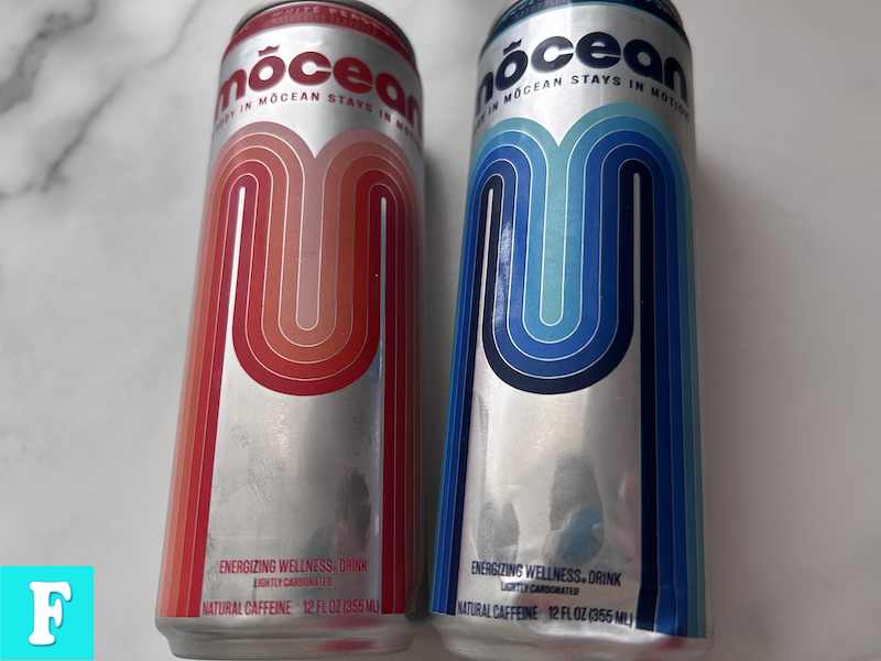 Mocean drink review - blueberry pomegranate and white peach