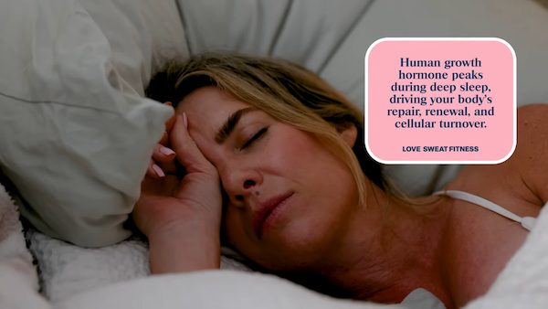 Katie from Love Sweat Fitness prioritizes sleep