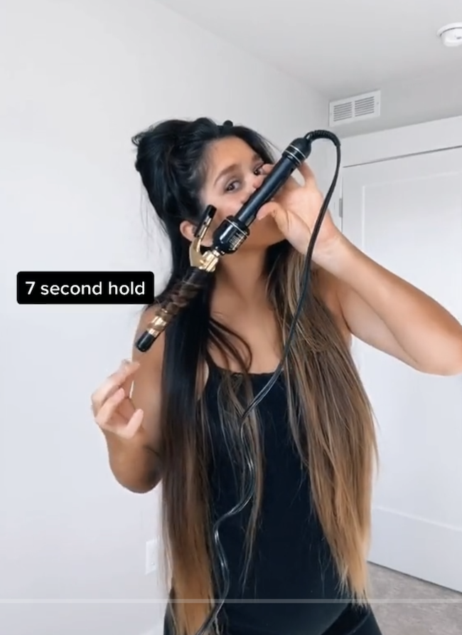 Taylor Frankie Paul curling iron